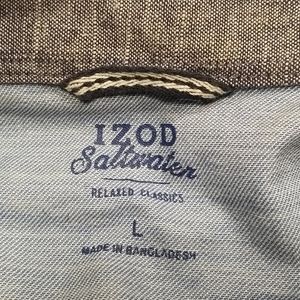 IZOD LONG SLEEVE BUTTON UP